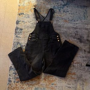Black overalls